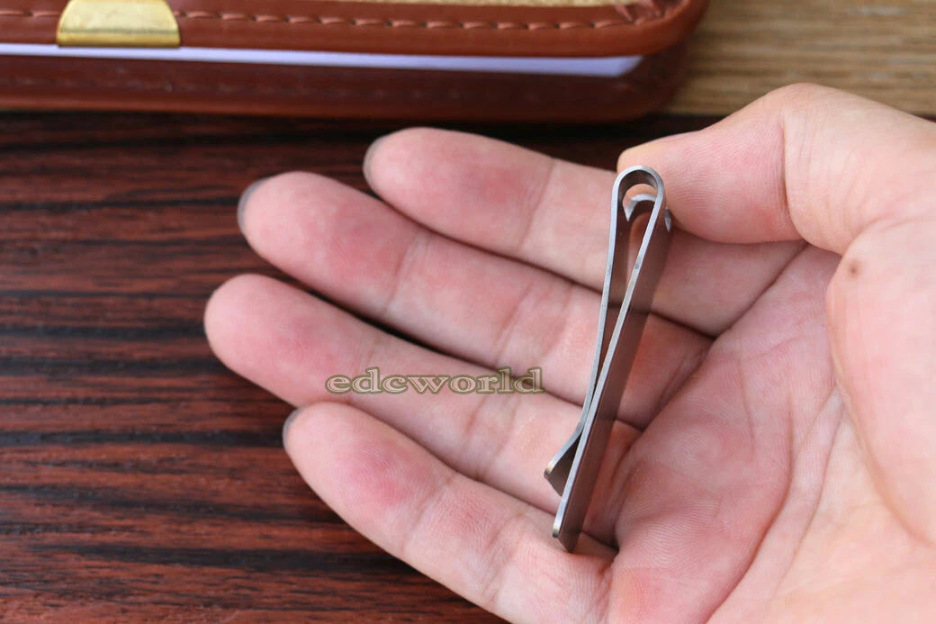 Titanium Ti Money Clip Wallet Metal Credit Card Cash Holder Bottle Opener EDC 07FC0E-D4 - KOEEK