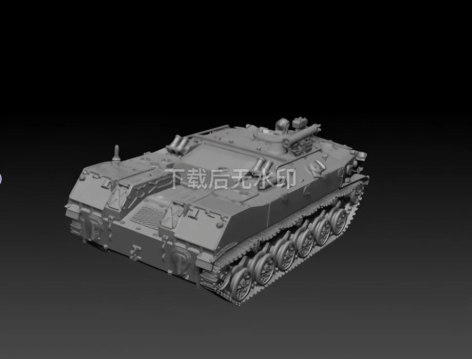 3D Printing 1/72 Soviet BTR-RD tank Model Unpainted 07FC0E-D4 - KOEEK