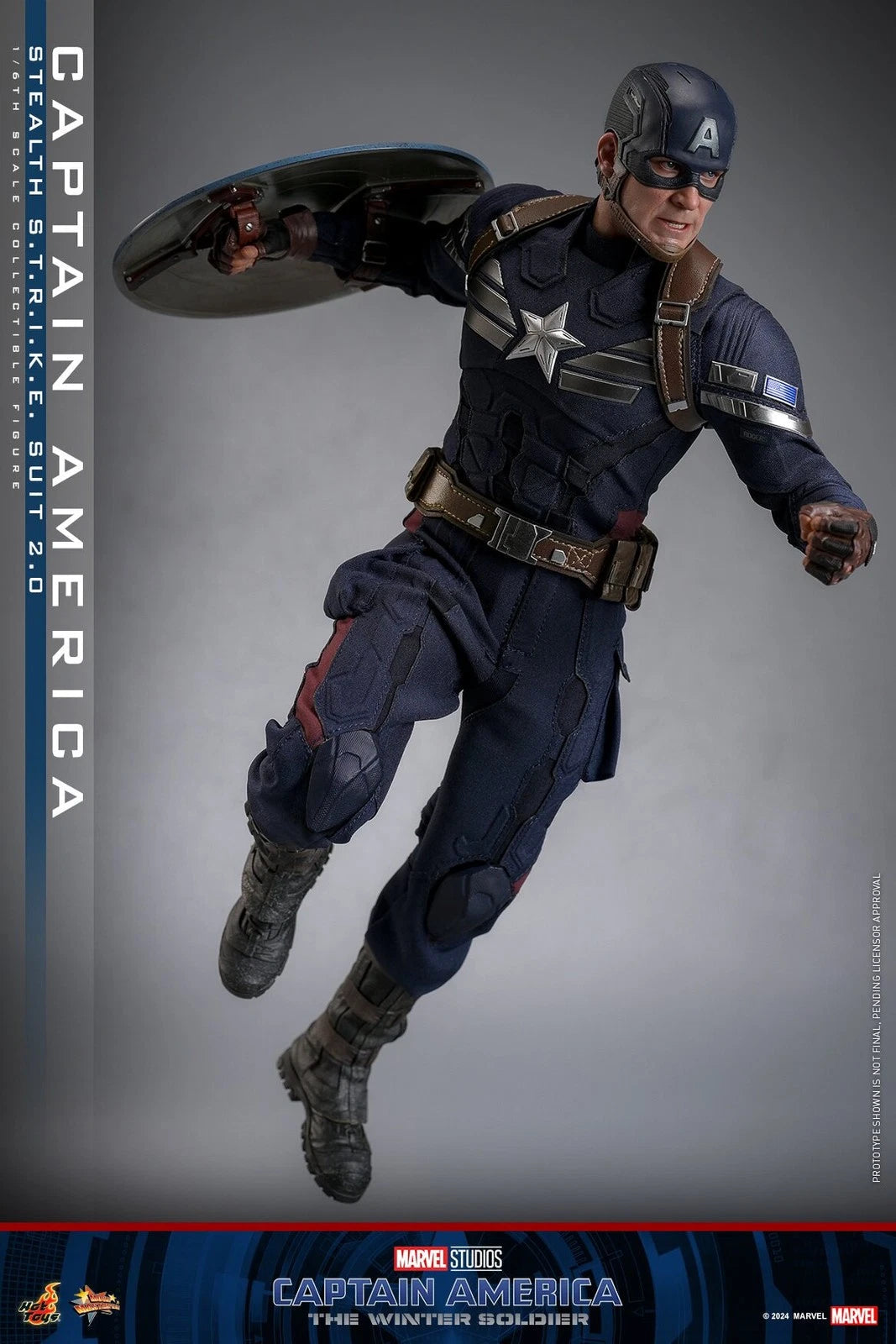 IN STOCK  Hot Toys MMS783 Captain America 1/6 Figure Stealth Strike Suit 2.0 HOT_TOYS - KOEEK