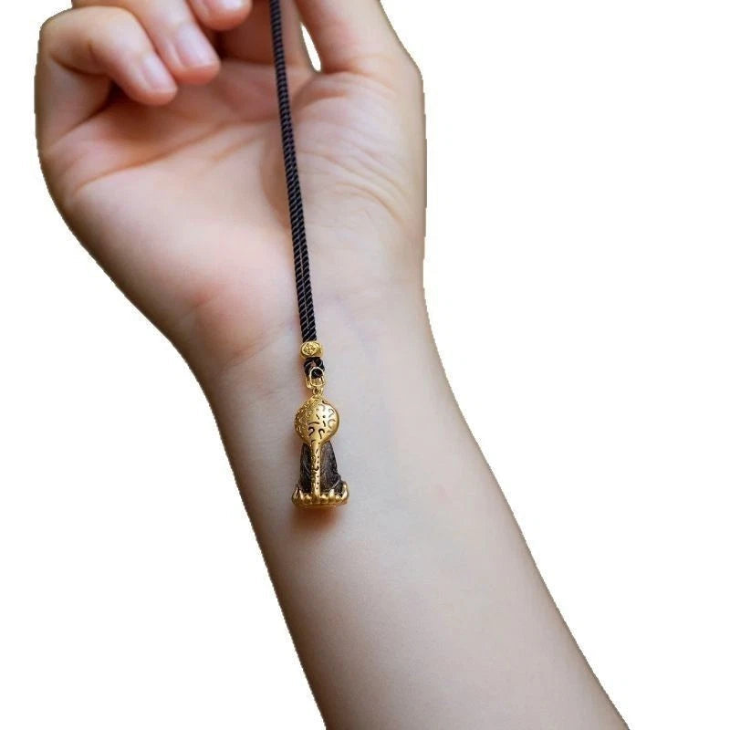 Mini Buddha Amulet Pendant Necklace Spiritual Charm Jewelry 07FC0E-D4 - KOEEK