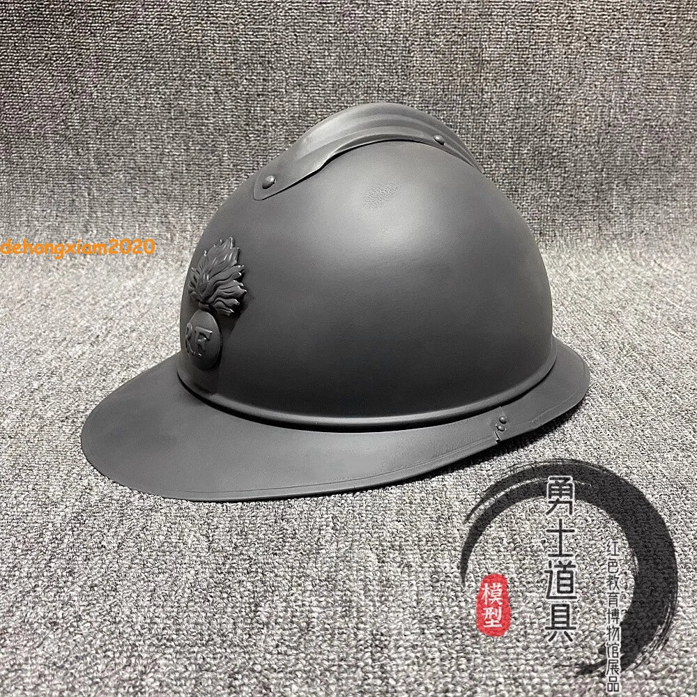WWI-II French Adrian France Steel Helmet Military Soldier Replica M1915 Helmet 07FC0E-D4 - KOEEK