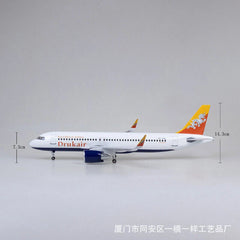 1/80 Bhutan Airlines A320neo passenger Plane B747 47cm Airplane Display Toy 07FC0E-D4 - KOEEK