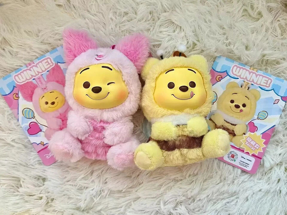 MINISO Winnie The Pooh Naughty Party Plush Vinyl Toy Blind Box Figure Confirmed MINISO - KOEEK