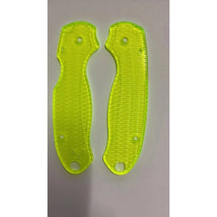 1 Pair Transparent Acrylic Handle Scales for Spyderco C223 Para3 Folding Knife 07FC0E-D4 - KOEEK