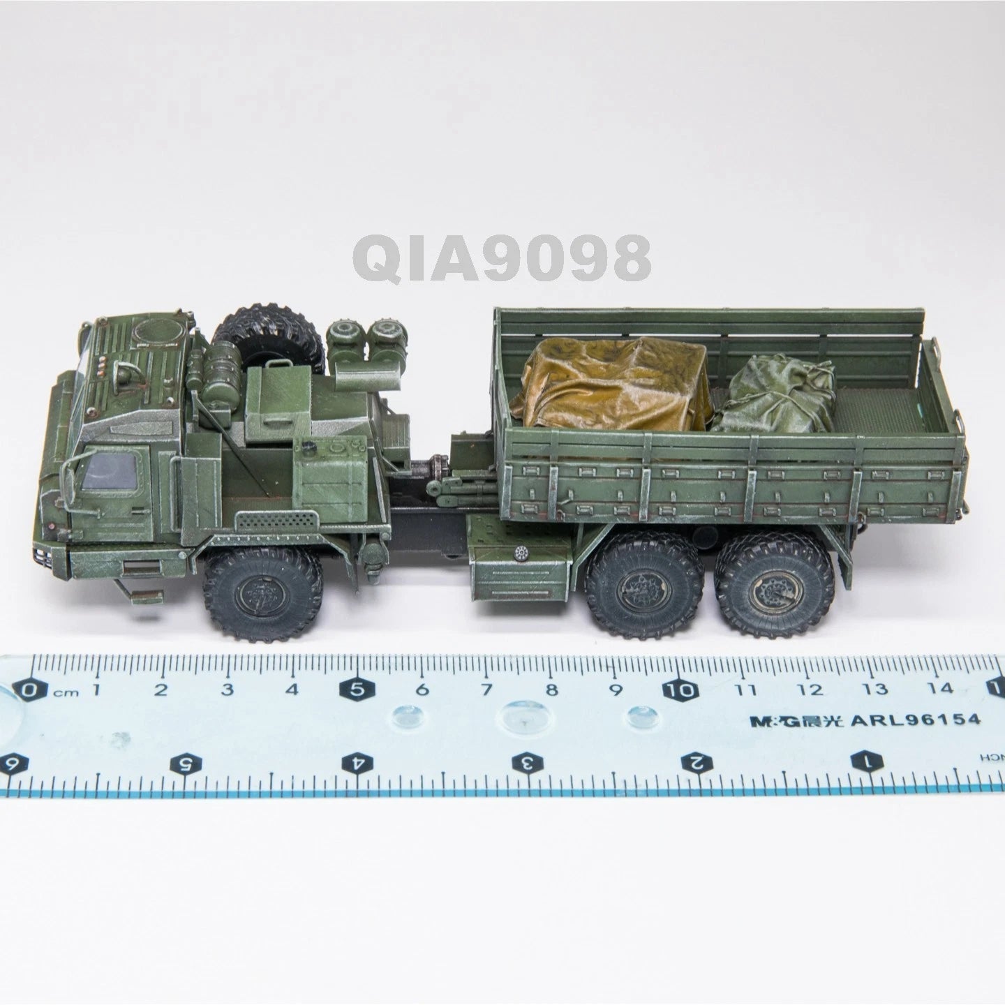 1/72 Scale Russian BAZ-6402 Military Supply Vehicle Green Resin Model 07FC0E-D4 - KOEEK