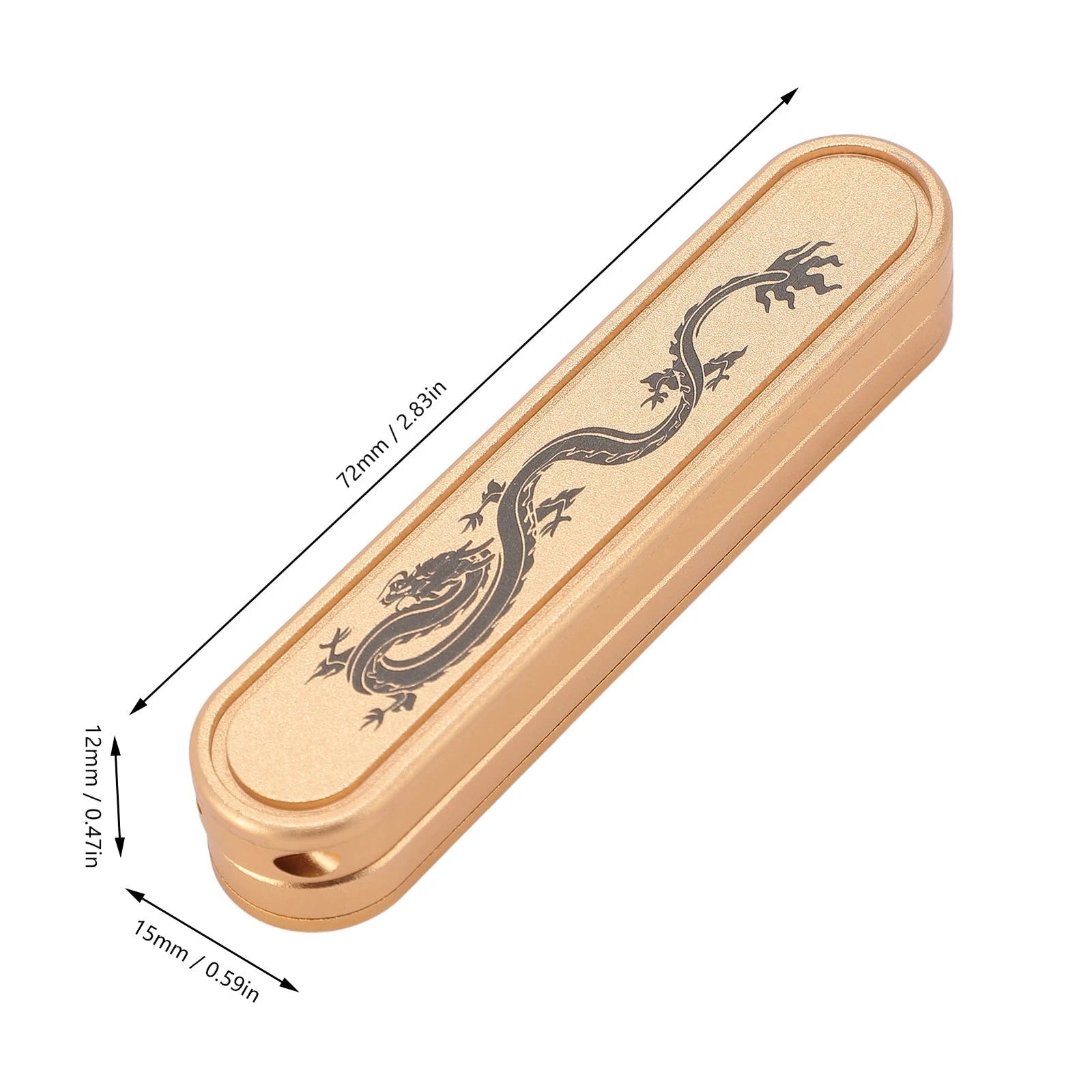 Metal Push Slider Fingertip Push Card Mechanical Fingertip Slider EDC Toys Gifts 07FC0E-D4 - KOEEK