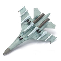1/100 Russian SU-35 Flanker Fighter Model Plastic Painted Unassembled 07FC0E-D4 - KOEEK