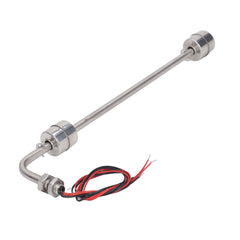 new Float Water Control Switch Stainless Steel Float Dual Points Liquid Level Sensor koeek - KOEEK