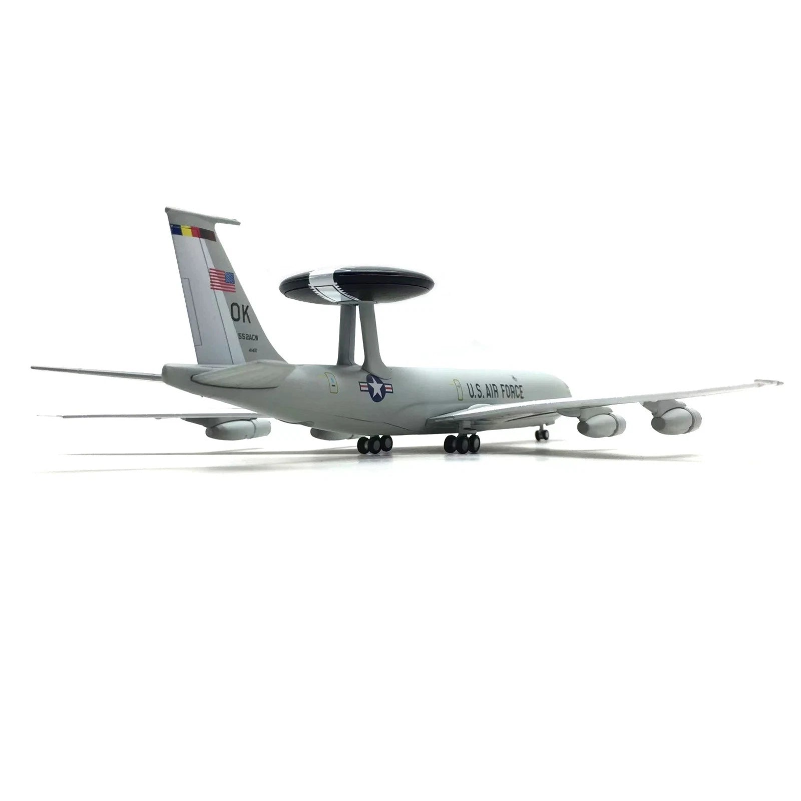 1:200 Alloy Diecast Military Model Boeing E-3 Sentry AWACS Aircraft Collection 07FC0E-D4 - KOEEK