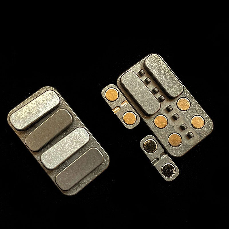 EDC Seesaw Metronome Card Hand Fidget Decompression magnet Bang-Bang Push Card 07FC0E-D4 - KOEEK