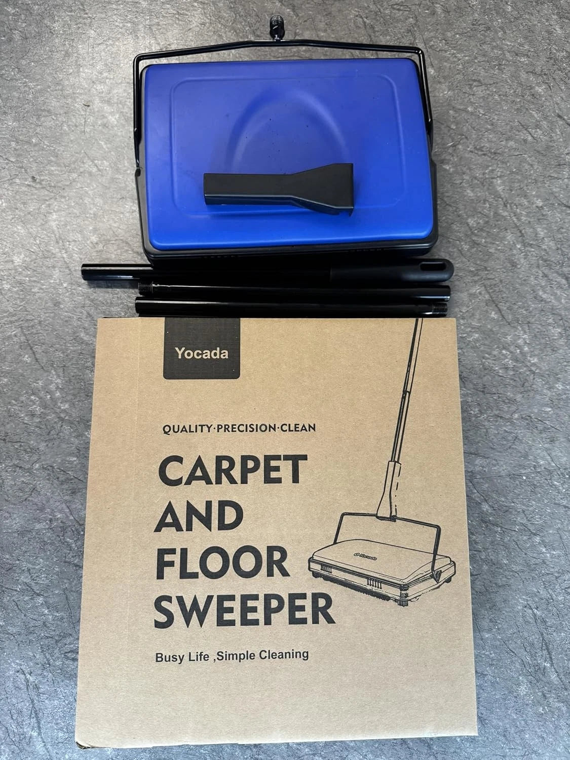 Carpet vacuum cleaner, suitable for home offices and low-pile carpets 07FC0E-D4 - KOEEK