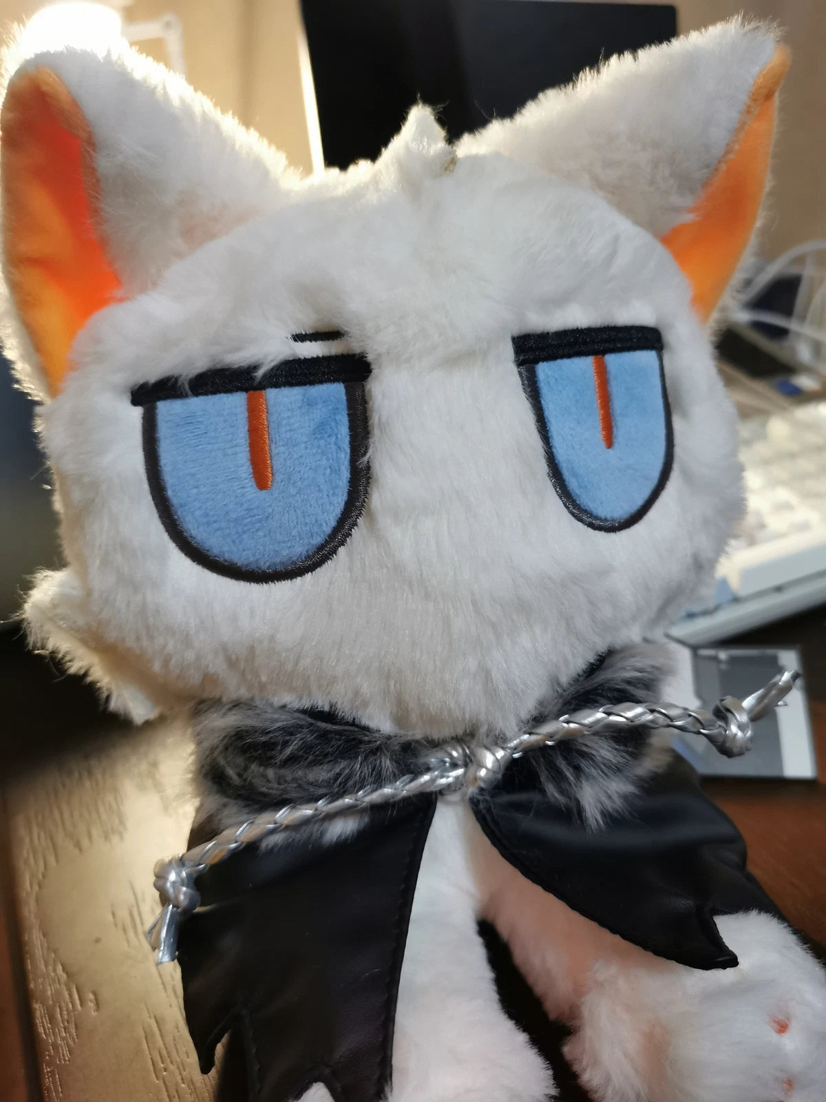 Official Arknights Cosplay Cat SilverAsh Ver. Plush Toy Cute Game Doll Xmas Gift ARKNIGHTS - KOEEK