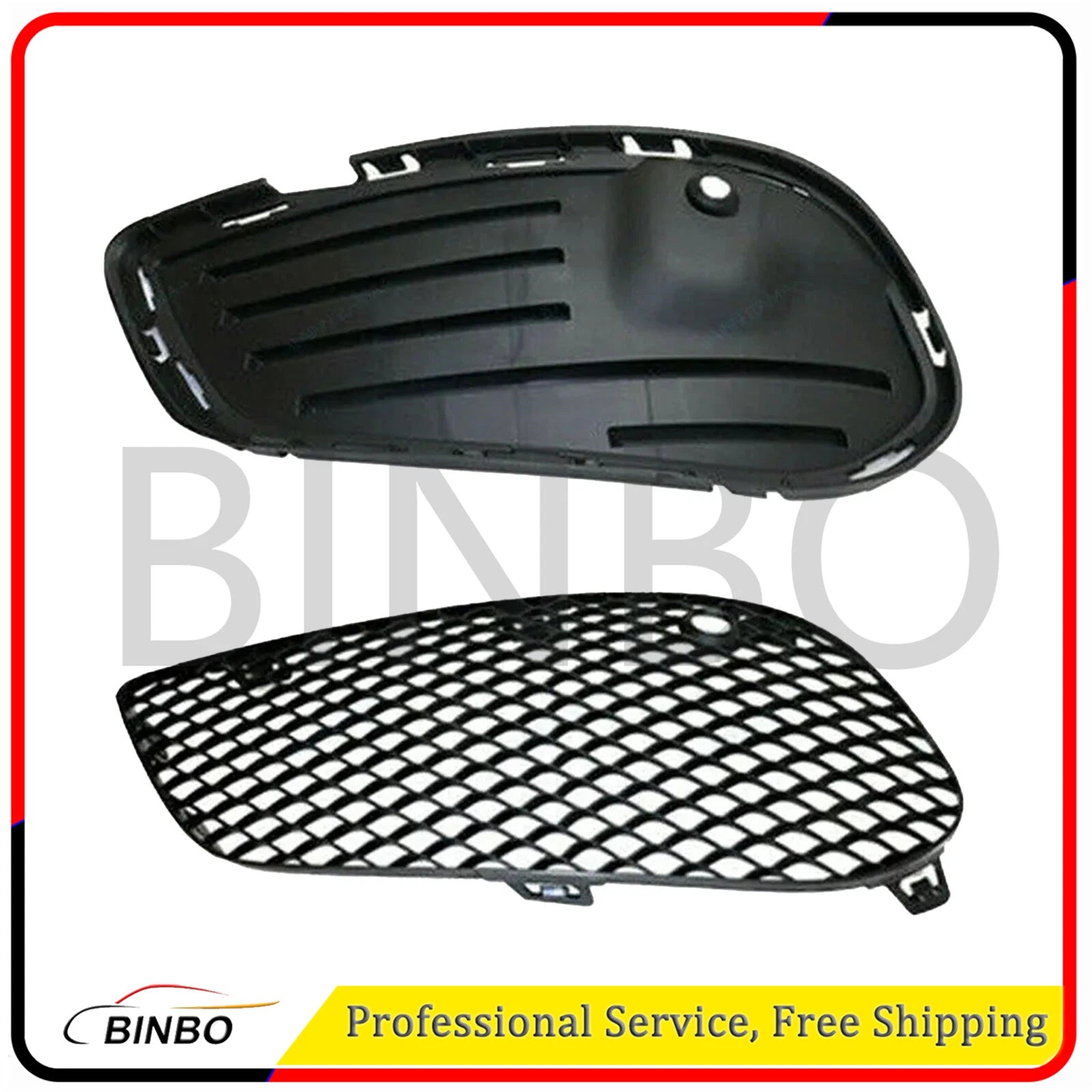 Front Bumper Vent Cover Grille c For Mercedes Benz W205 C300 C350 2015-18,L&R 07FC0E-D4 - KOEEK