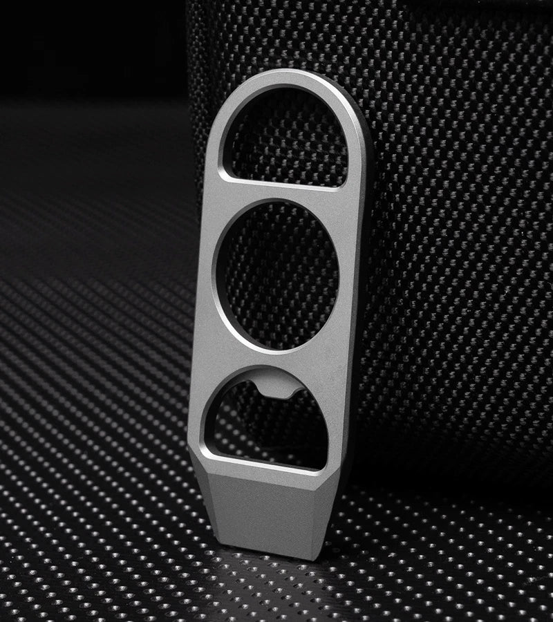 EDC Titanium Alloy Multi Tools Crowbar Bottle Opener Portable Outdoor Keychain 07FC0E-D4 - KOEEK