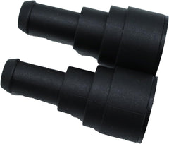 new Pack of 2 Heater Coolant Hose Connectors 800-409 Fit for Silverado Black 07FC0E-D4 - KOEEK