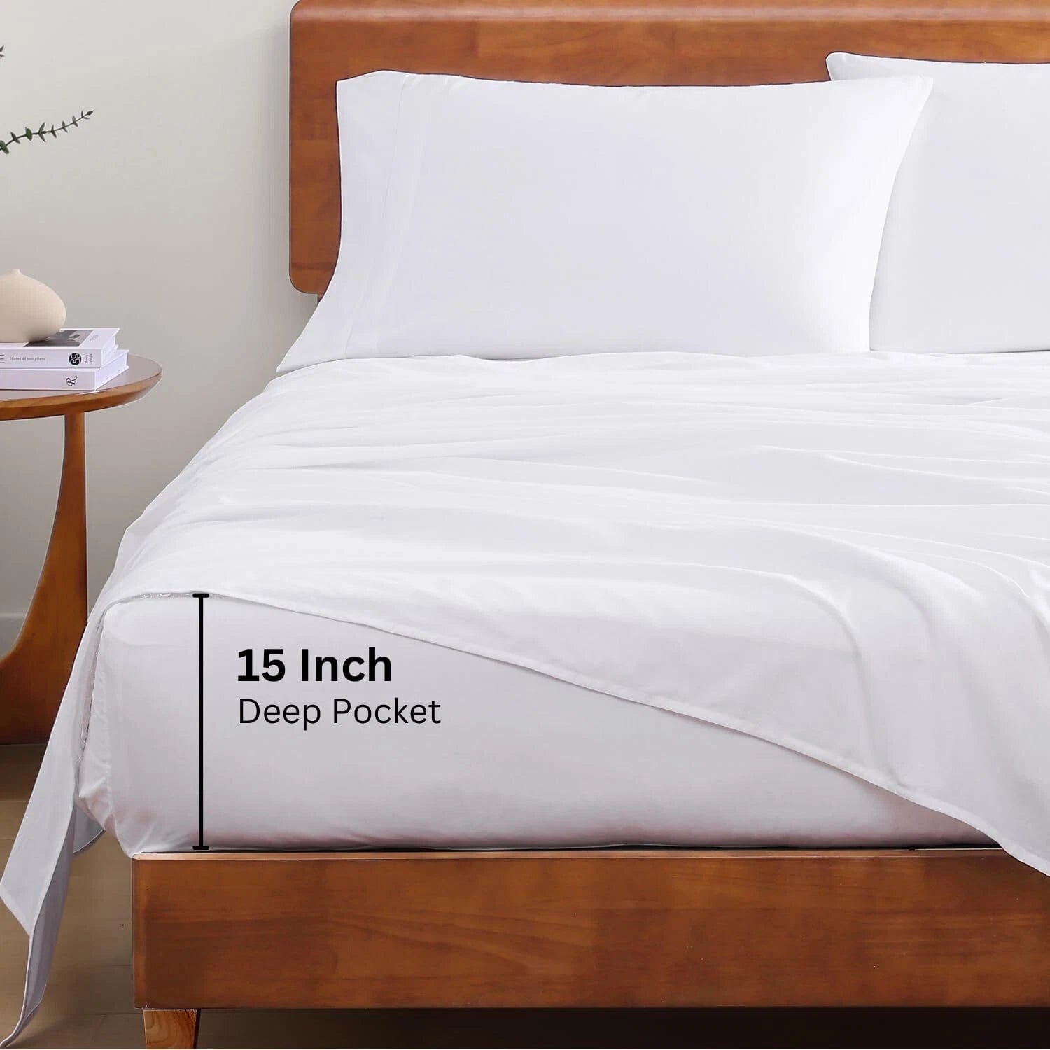 Organic Cotton Queen Size Sheet Set, Queen Size Sheet 4 Pc. 07FC0E-D4 - KOEEK