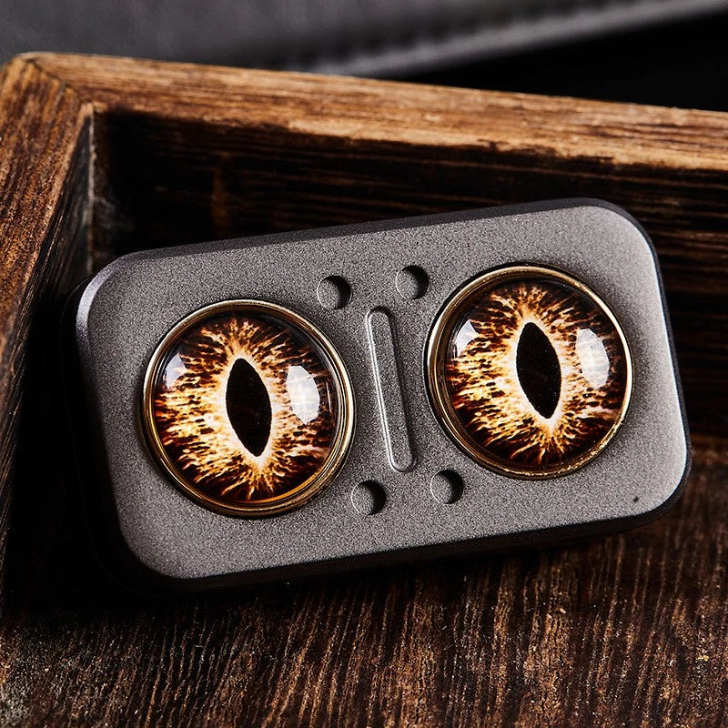 Owl Push Slider Fidget Slider Toy Adult Metal Fidget Toy Finger Push Spin EDC 07FC0E-D4 - KOEEK