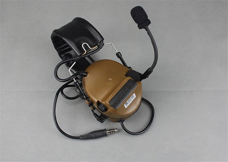 PELTOR Comtac III Headset Noise Reduction Headset For TCA PRC148 152 MBITR 07FC0E-D4 - KOEEK