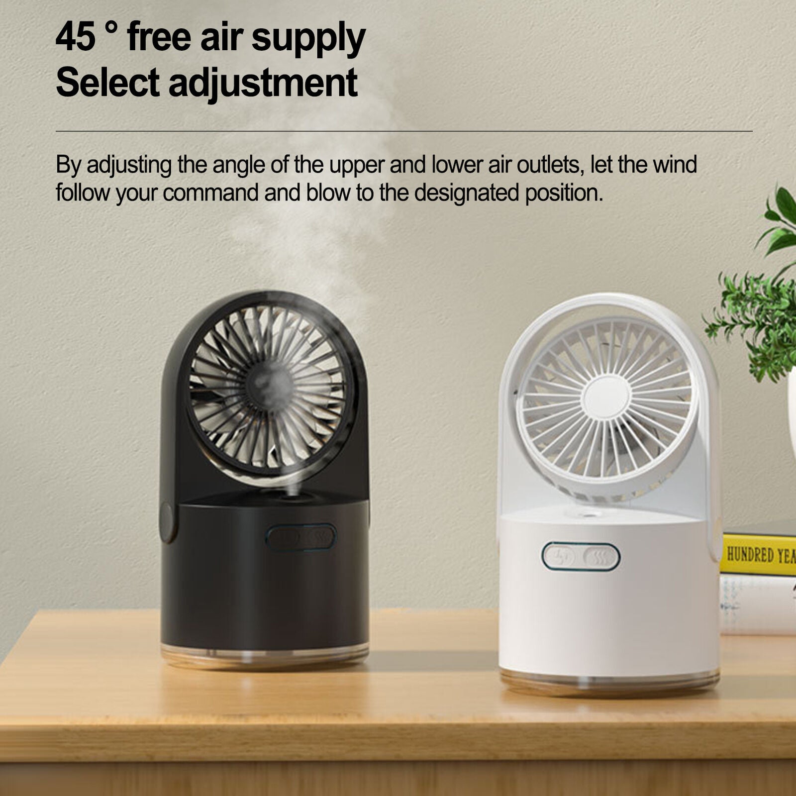 new Mini Water Spray Mist Fan USB Rechargeable Portable Fan Cooling Air Humidifier koeek - KOEEK