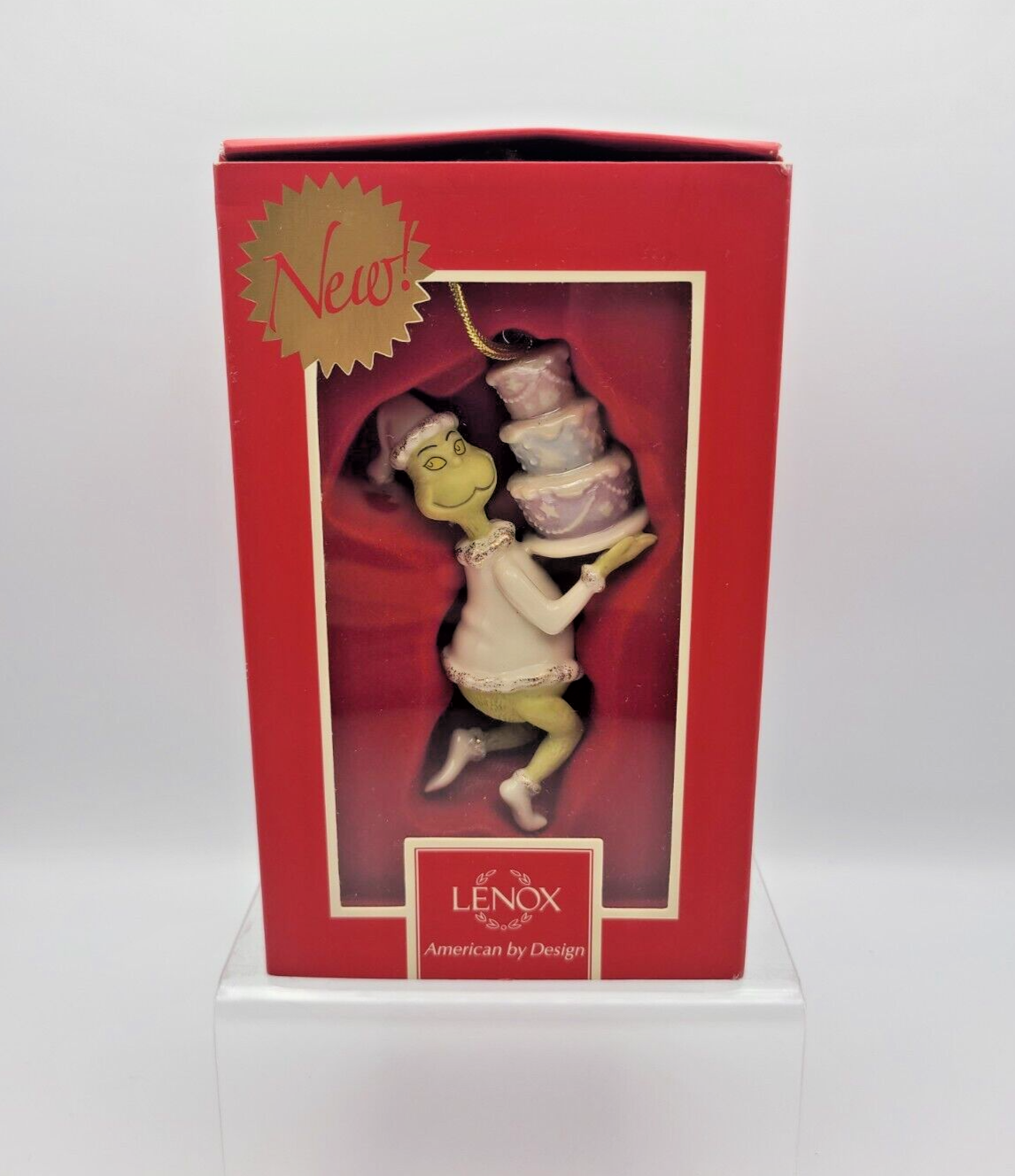 Lenox " Grinch  Takes the Cakes"  Christmas Ornament - Dr Seuss LENOX - KOEEK
