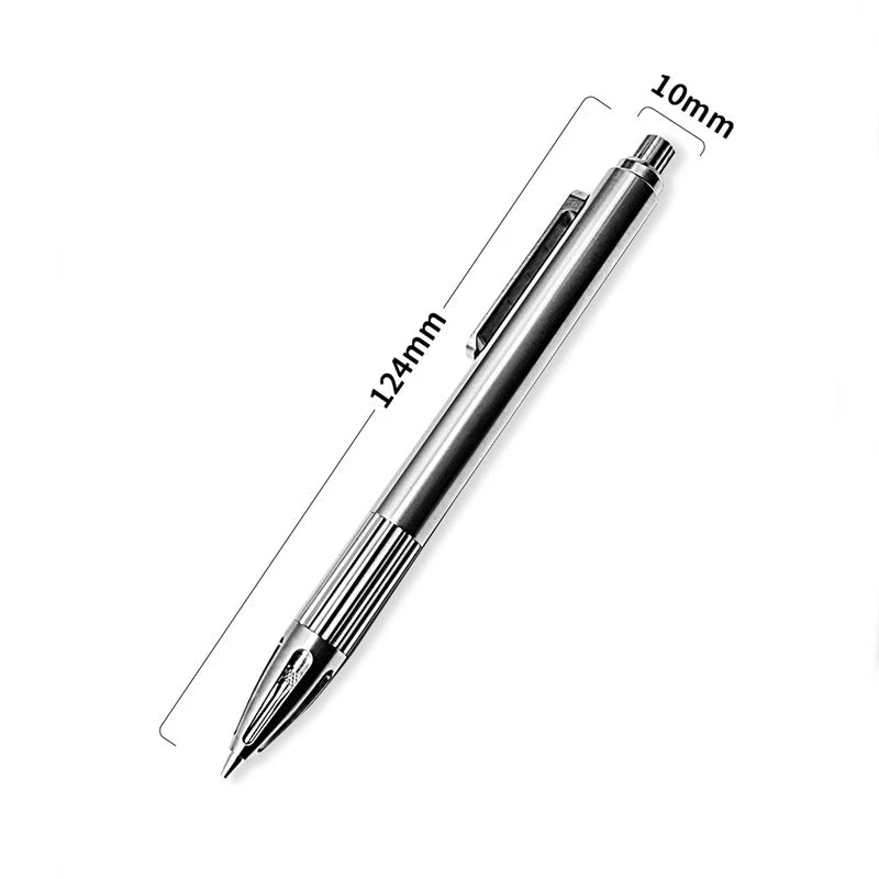 EDC Titanium Mechanical Pencil Ball Pen Signature Drawing Pen Office Stationery 07FC0E-D4 - KOEEK