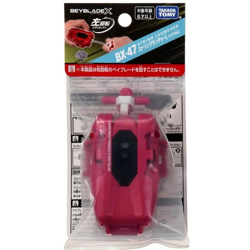 TAKARA TOMY  Beyblade X Burst Left String Launcher Red BX-47 Official In Stock TAKARA - KOEEK