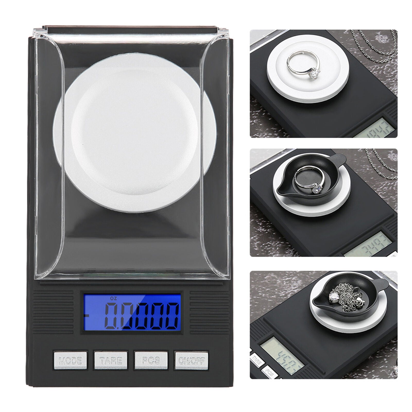 new Mini High Accuracy 0.001g Pocket Jewelry Scale With LED Digital Display A koeek - KOEEK