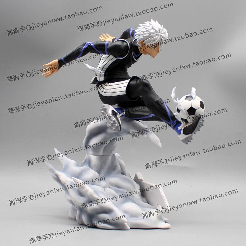 Anime BLUE LOCK Nagi Seishiro Play Football 1/7 Scale Figure Model Toy Gift 23cm 07FC0E-D4 - KOEEK