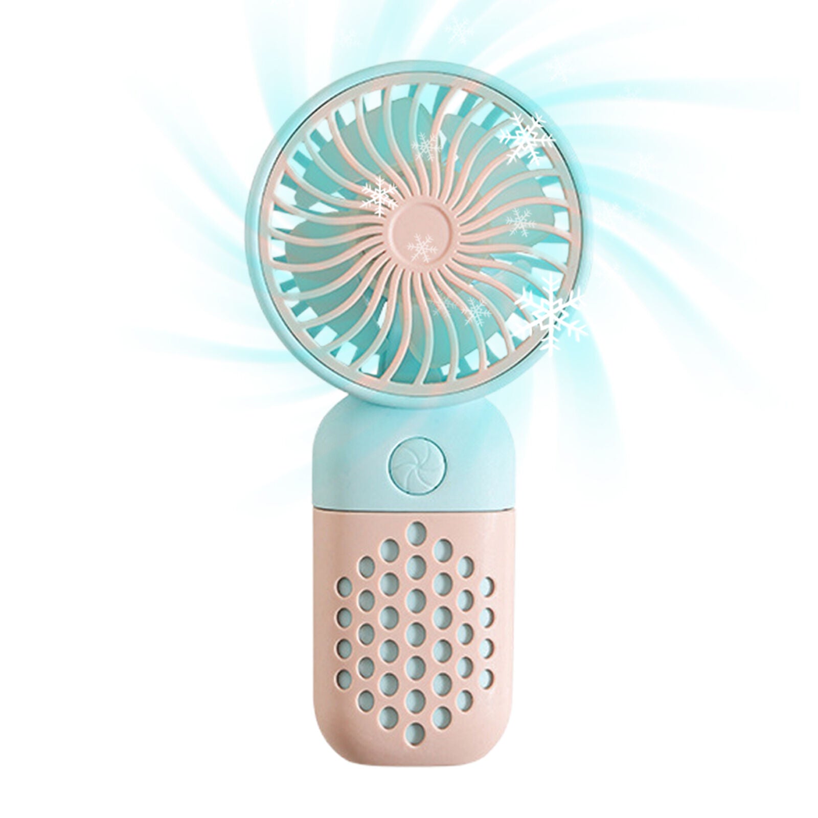 new Portable Mini Hand-held Small Cute Desk Fan Cooler Cooling USB Rechargeable koeek - KOEEK