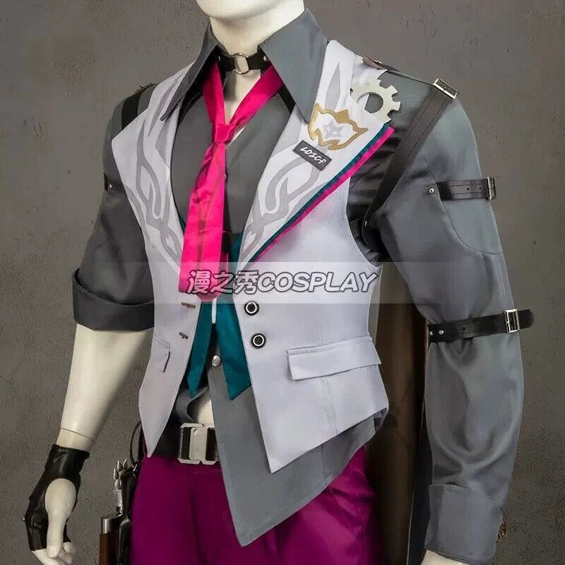 Honkai Star Rail Gallagher Halloween Costume Outfit Cosplay Party Game Dress Set 07FC0E-D4 - KOEEK