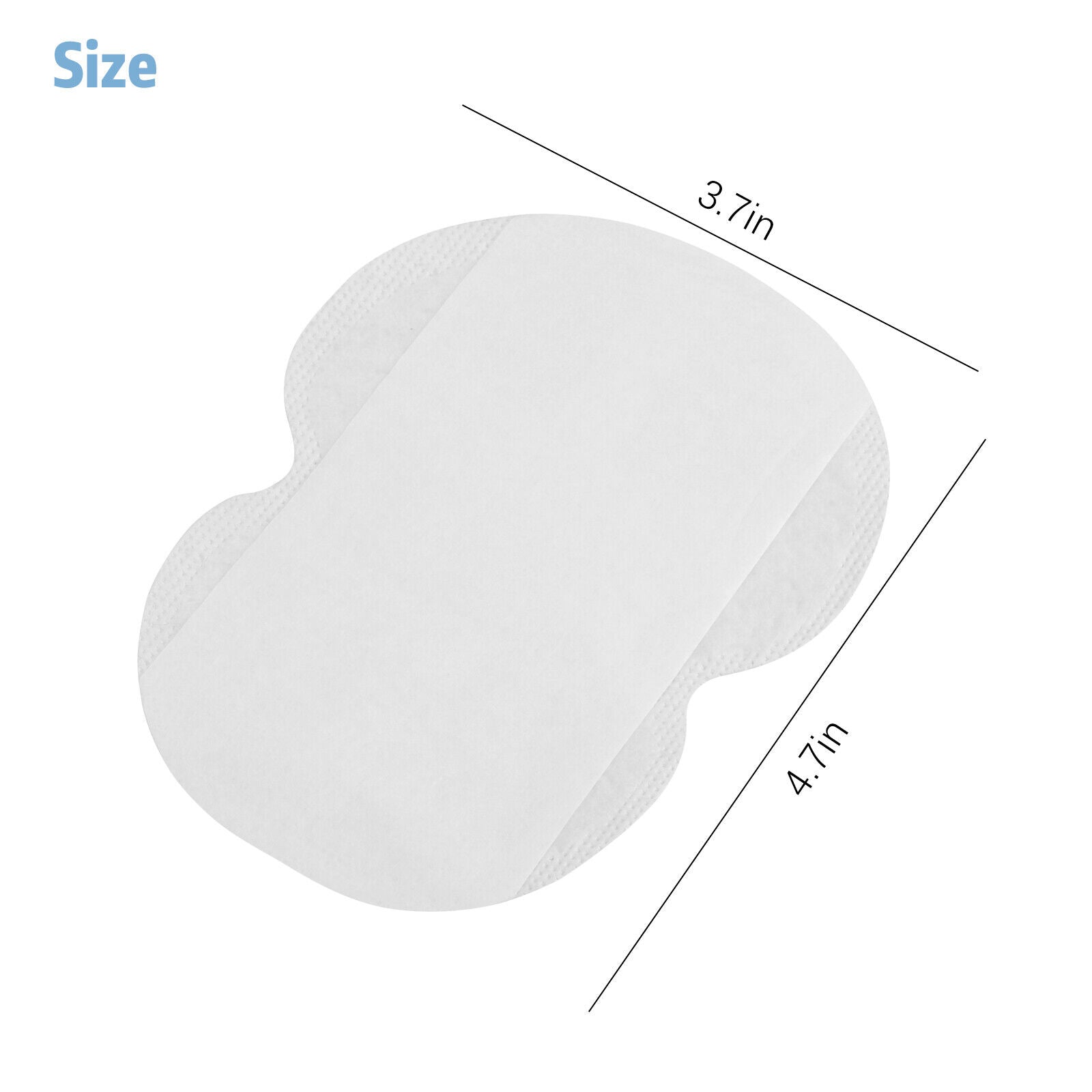 100 Pcs Underarm Armpit Sweat Pads Stickers Shield Guard Absorbing Disposable US koeek - KOEEK