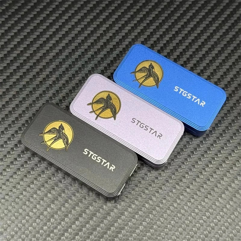 Novelty Swallow Push Fidget Slider Personalized Relaxation Alloy EDC Fidget Toy 07FC0E-D4 - KOEEK