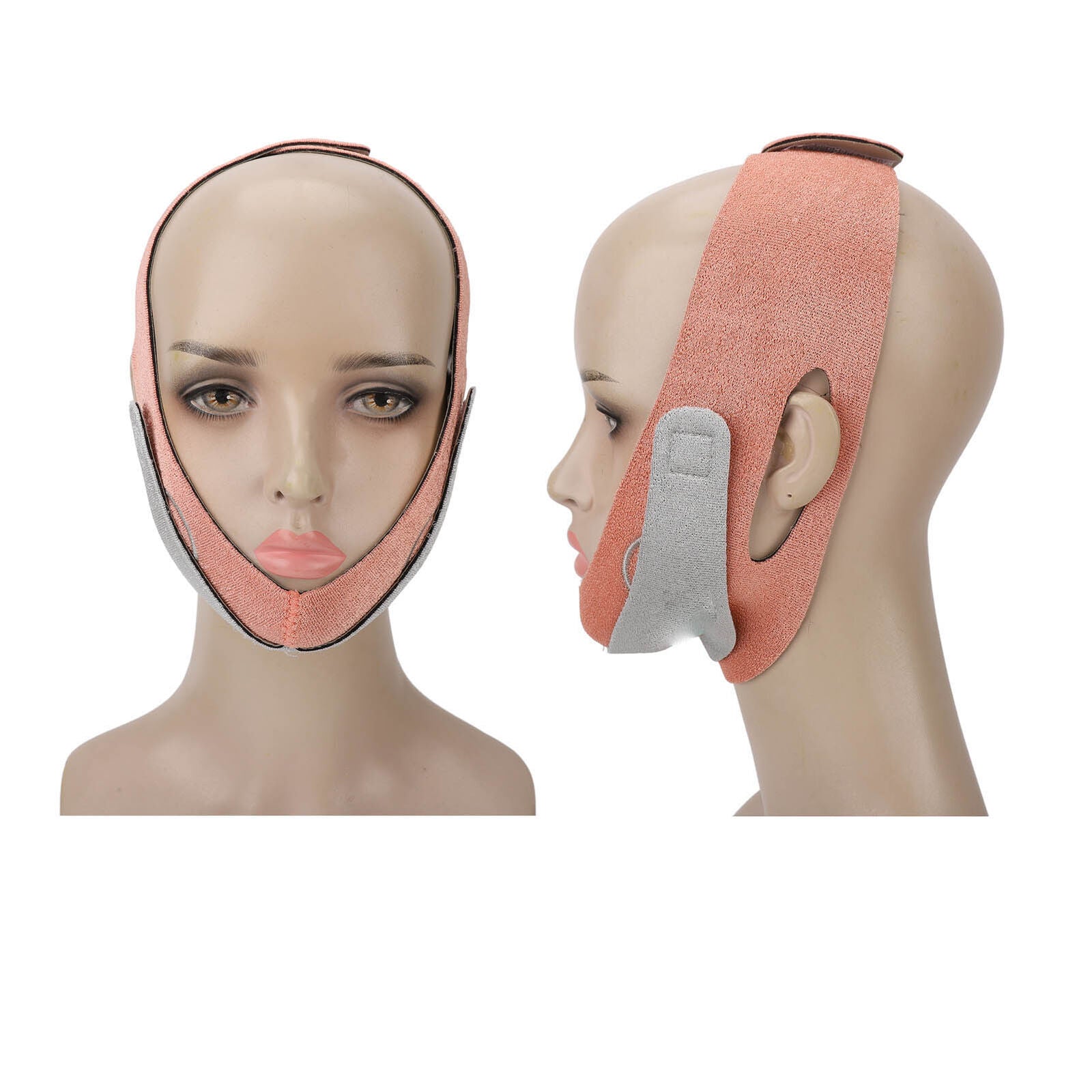 new Bandage V Line Strap Reduce Double Chin Wrinkles Lifting Belt(Orange ) HGF koeek - KOEEK