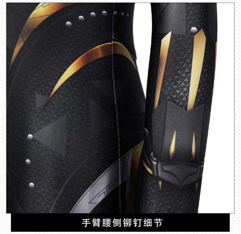 Black Panther2 Wakanda Forever Shuri Cosplay Costume Jumpsuits With Mask  Set 07FC0E-D4 - KOEEK