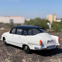 1:43 Tatra 603 White Vintage Car Model Soviet Era Diecast BodyPlasticChassis12CM 07FC0E-D4 - KOEEK