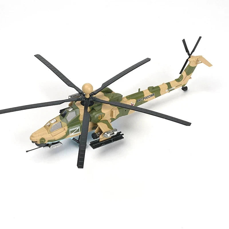 1:72 Mi-28NM Pre-Painted Super Night Hunter Attack Helicopter Model Kit 07FC0E-D4 - KOEEK
