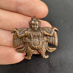 Tibetan Brass Garuda Pendant Amulet Bird Necklace Collectible 07FC0E-D4 - KOEEK