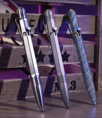 Titanium Pocket Ball Pen Office Signature Tactical Pen Student Stationery EDC 07FC0E-D4 - KOEEK