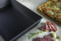 10 x 14-inch Detroit-style pizza pan Made in the USA Hard anodized finish 07FC0E-D4 - KOEEK
