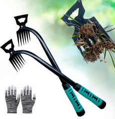 Weed Puller Tool-2Pcs Gardening Hand Weeder Tools, Weeding Artifact Uprooting 07FC0E-D4 - KOEEK