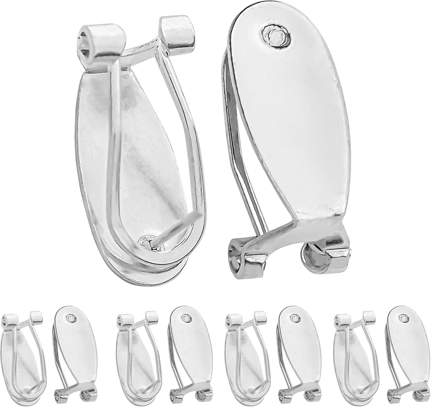 new Silver Fingernail Earring Post for Native American 10