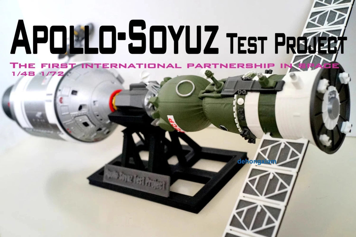 1/48/72 Apollo 18 & Soyuz 19 Manned Spacecraft ASTP Docking Kits Toys Models 07FC0E-D4 - KOEEK