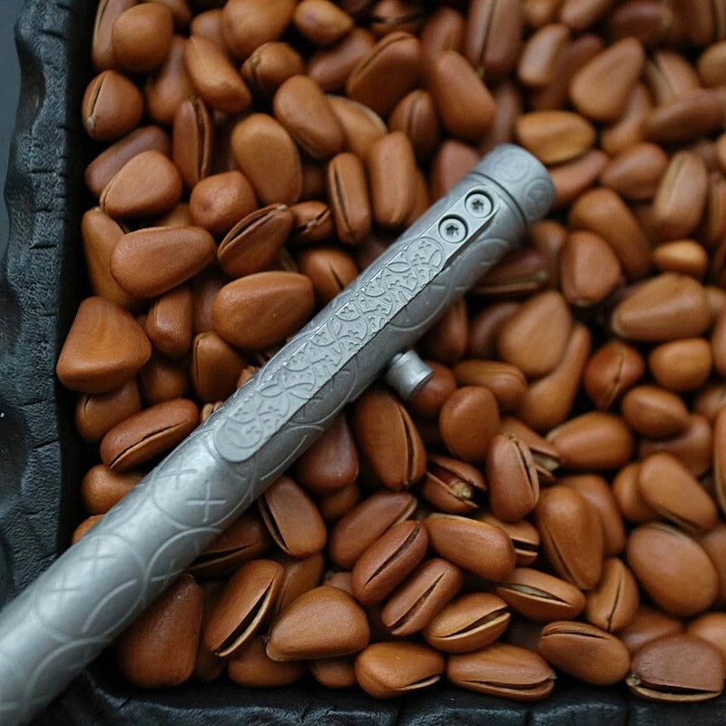 EDC Titanium Pocket Ball Pen Office Signature Working Pen Outdoor Portable Pen 07FC0E-D4 - KOEEK