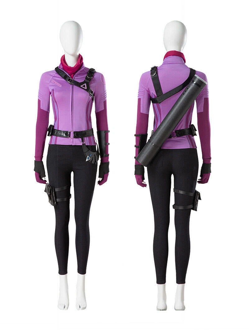 Hawkeye Women Kate Bishop Costume Uniform Sets Party Cosplay Show Disney MARVEL 07FC0E-D4 - KOEEK