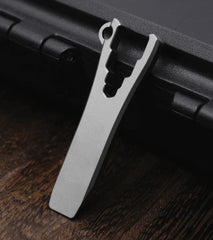 Mini Titanium Keychain Multi Tools Pry Bar EDC Crowbar Bottle Opener Wrench Tool 07FC0E-D4 - KOEEK