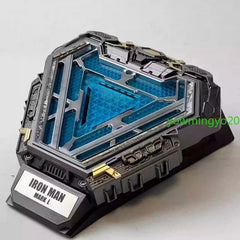 IN US!!! (Only Base)1/1 Iron Man MK50 Helmet Base Stand LED Reactor Bracket Gift 07FC0E-D4 - KOEEK