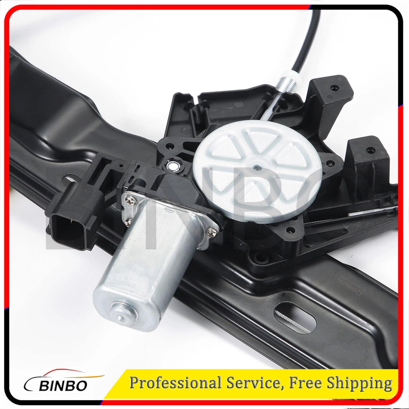 For 12-19 RANGE ROVER EVOQUE FRONT RIGHT PASSENGER SIDE WINDOW REGULATOR MOTOR 07FC0E-D4 - KOEEK