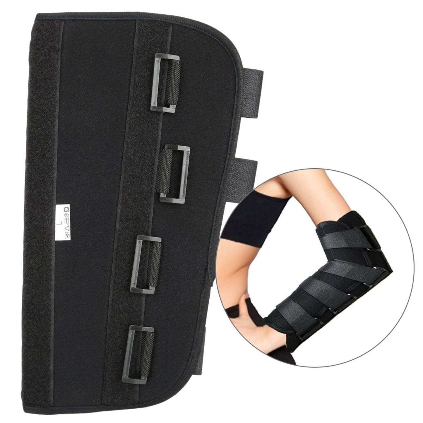 new Elbow Splint Brace Immobilizer Stabilizer Support Cubital Tunnel Syndrome HGF koeek - KOEEK