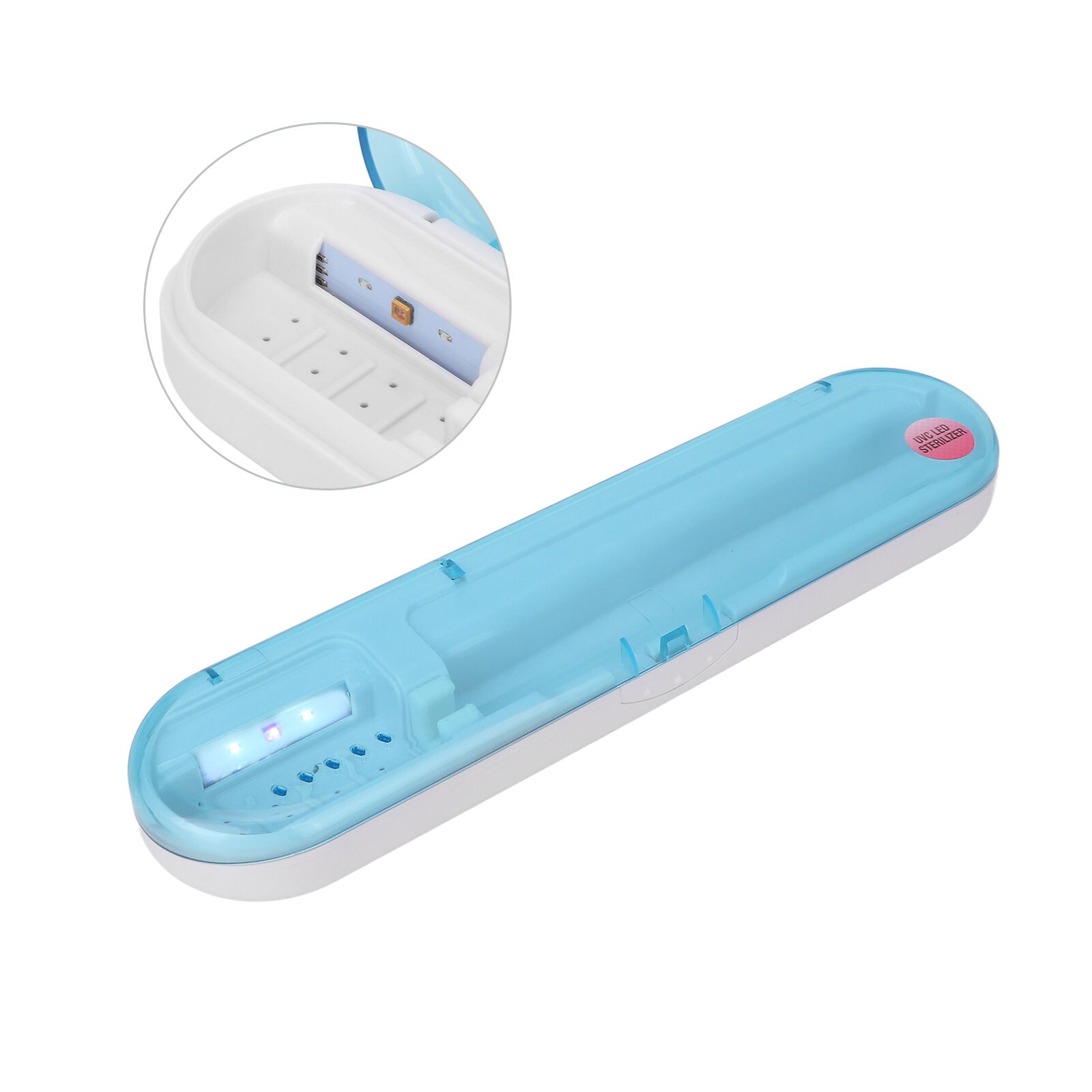 new UVC LED Toothbrush Cleaning Box Professional Home Travel Portable Toothbrush ABE koeek - KOEEK