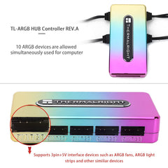 new Thermalright Integrated ARGB Fan Hub, 10-Port 3 Pin PC Controller, 5V... THERMALRIGHT - KOEEK